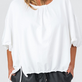 T-shirt oversized pense cotton wht it